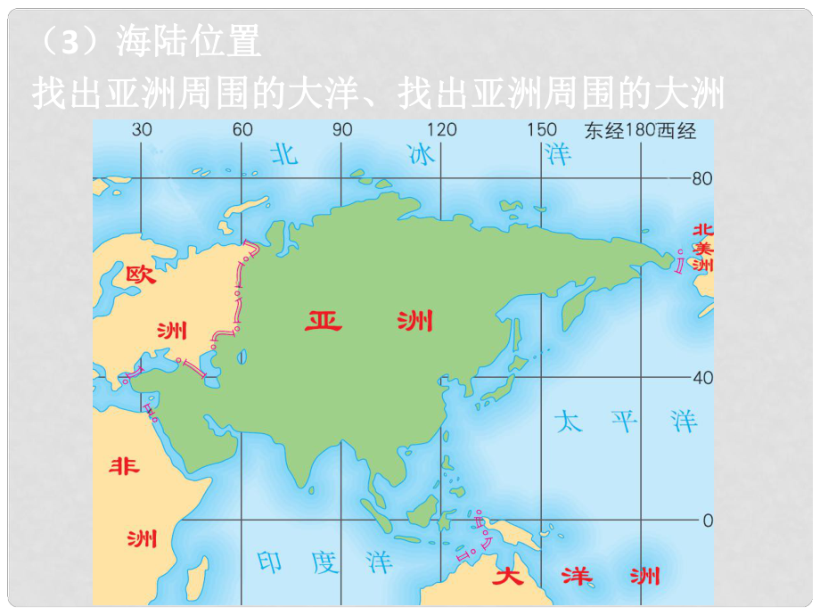 亚洲半岛与岛屿分布图图片