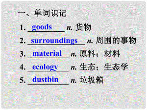 山東省冠縣武訓(xùn)高級中學(xué)高中英語 Unit 3《life in the future》課件 新人教版必修5