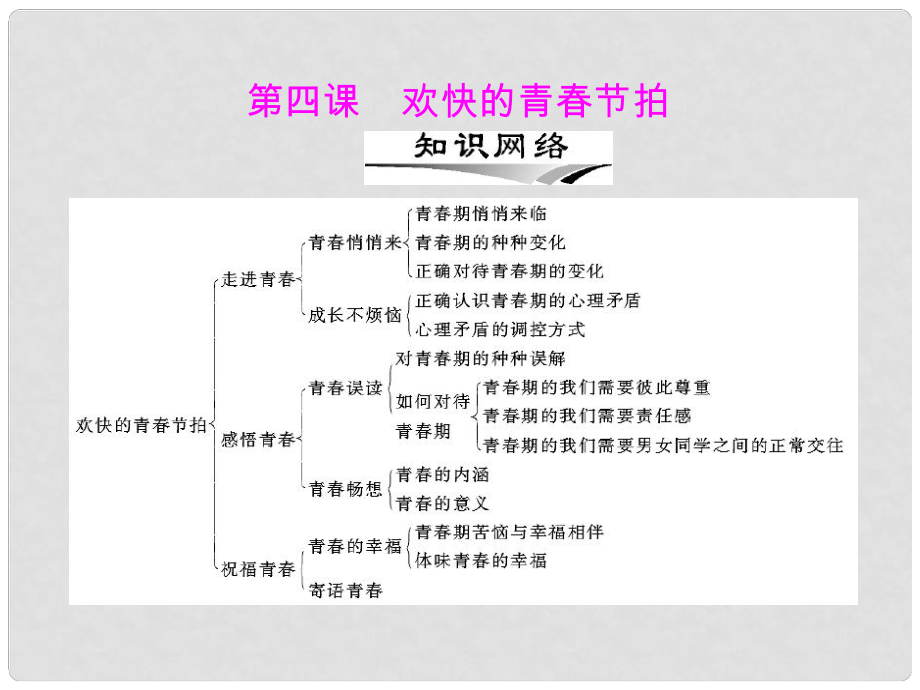 七年級政治上冊 第二單元第四課《 歡快的青節(jié)拍》課件 人教新課標版_第1頁