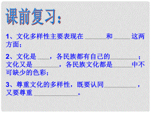 高中政治 文化在交流中傳播課件 新人教版必修3