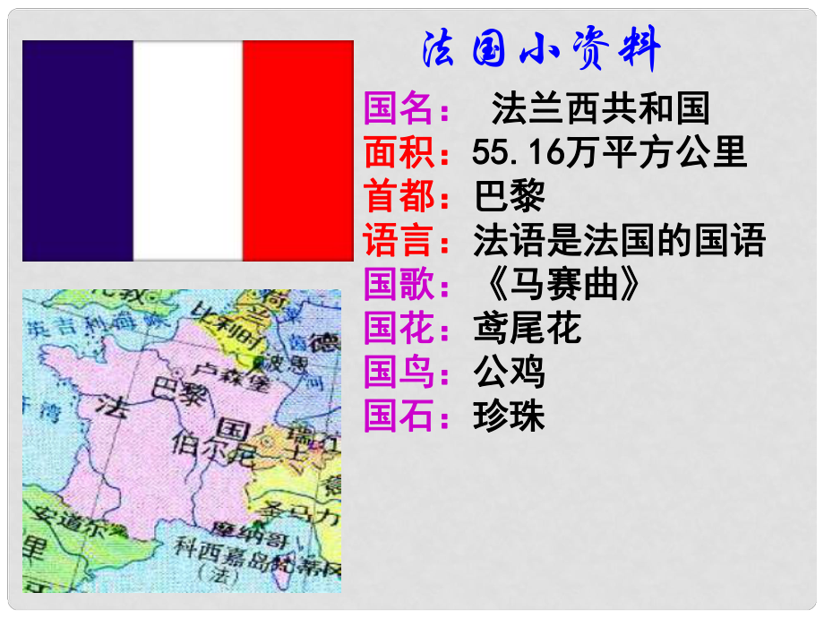 福建省廈門市洪塘中學(xué)高中政治 法國課件 新人教版選修3_第1頁