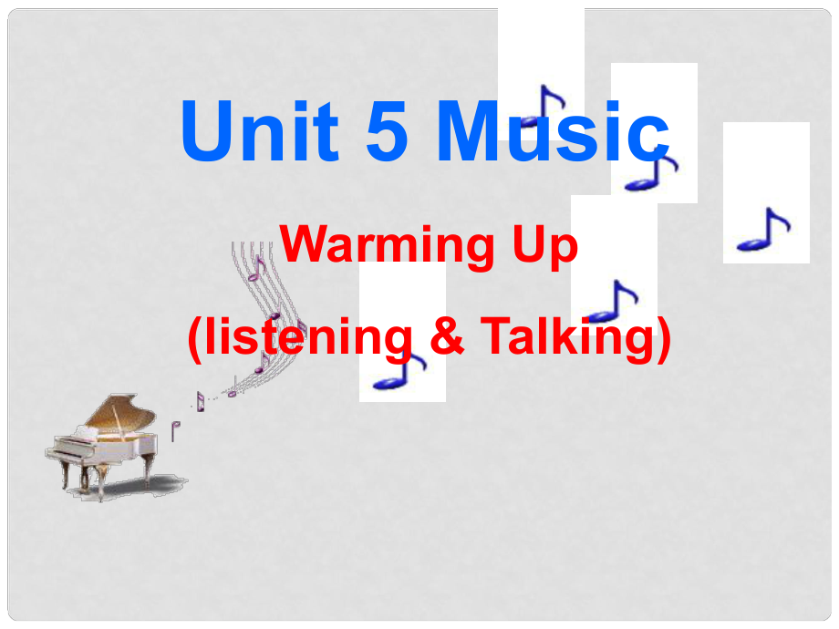 浙江省高中英語 Unit5 Warming up1課件 新人教版必修2_第1頁