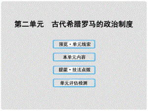 高中歷史 2 古代希臘羅馬的政治制度課件 新人教版