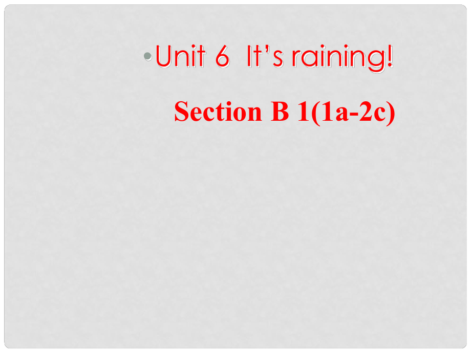 河南省鄭州市侯寨二中七年級(jí)英語(yǔ)下冊(cè)《Unit 6 It’s raining.》課件三 人教新目標(biāo)版_第1頁(yè)