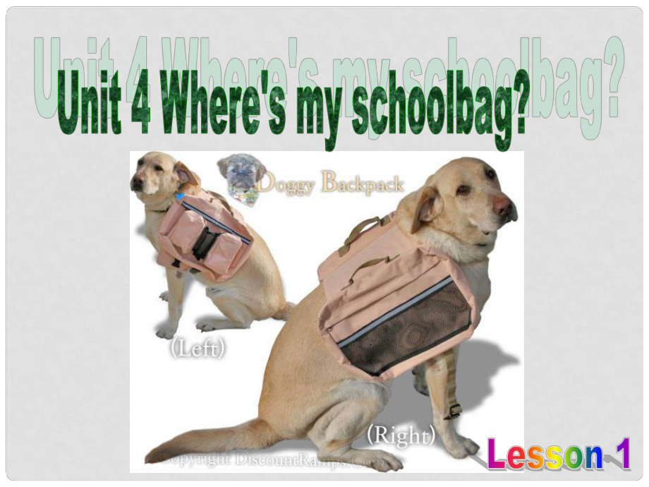 浙江省富陽市大源中學七年級英語上冊《Unit 4 Where is my schoolbag？Lesson 1》課件 （新版）人教新目標版_第1頁