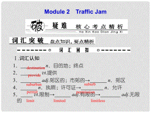 高考英語總復(fù)習(xí) Book 4 板塊七 Modules 2 Traffic Jam課件 外研版