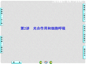 高考生物二輪復(fù)習(xí) 專題講練突破 專題2 第2講 光合作用和細(xì)胞呼吸課件