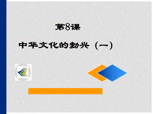 江蘇省南通市唐閘中學七年級歷史上冊《第08課 中華文化的勃興（一）》課件 新人教版