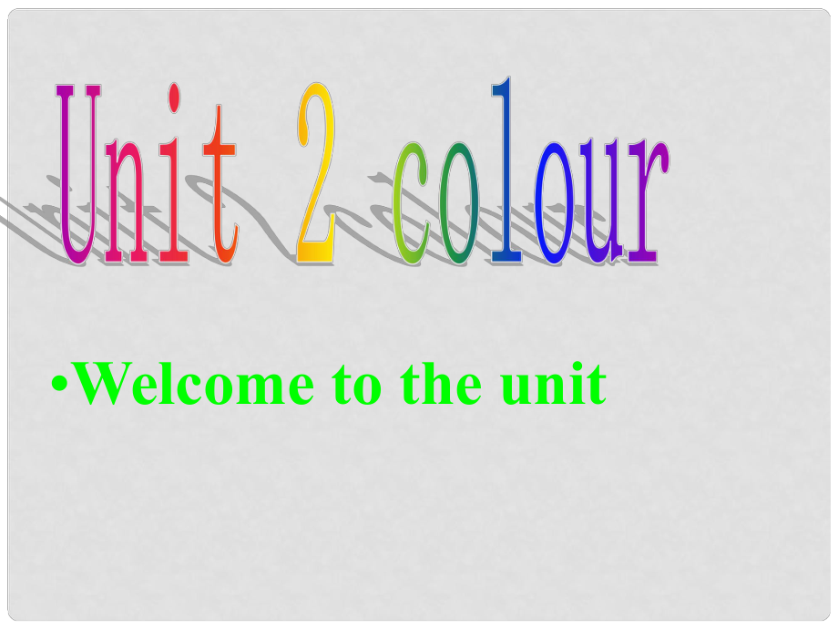 江苏省宜兴市屺亭中学九年级英语上册 9A《Unit 2 Colour》Welcome课件 牛津版_第1页