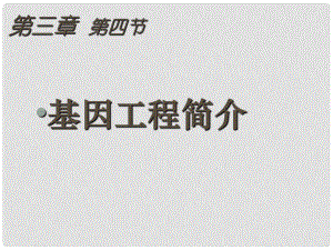 湖南省師大附中高中生物 二基因工程的成果課件 新人教版必修2