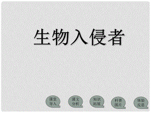 遼寧省開(kāi)原五中八年級(jí)語(yǔ)文上冊(cè)《第19課 生物入侵者》課件（2） 人教新課標(biāo)版