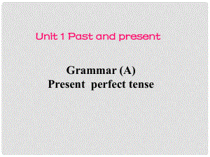 江蘇省鹽城市永豐初級(jí)中學(xué)八年級(jí)英語(yǔ)下冊(cè) Unit1 Grammar1課件 牛津版