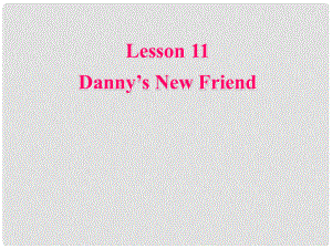 甘肅省張掖市第六中學(xué)七年級(jí)英語 Unit2 Lesson 11 Danny’s New Friend課件 冀教版