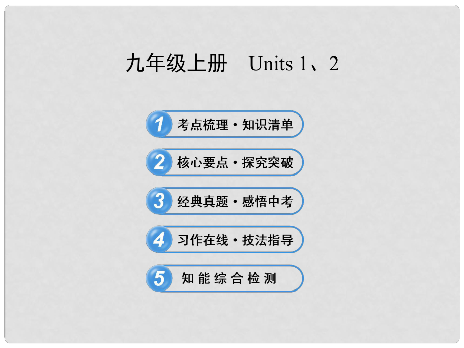 中考英語 九上 Units 12復(fù)習(xí)課件 牛津版_第1頁