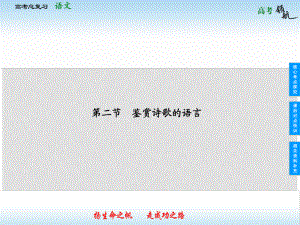 山東省高考語文總復(fù)習(xí) 322 鑒賞詩歌的語言課件課件