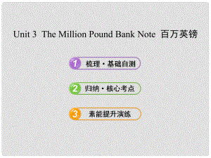 高中英语 高中英语 Unit 3 The Million Pound Bank Note课件 新人教版必修3