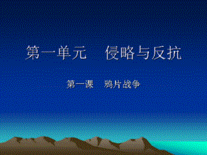 山東省郯城縣郯城街道初級中學(xué)八年級歷史下冊《侵略與反抗》課件 新人教版