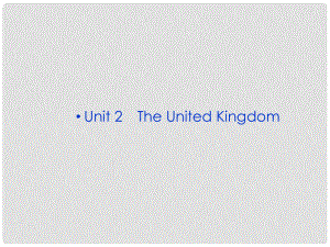 高中英语 电子题库 Unit2教材背景链接精品课件 新人教版必修5