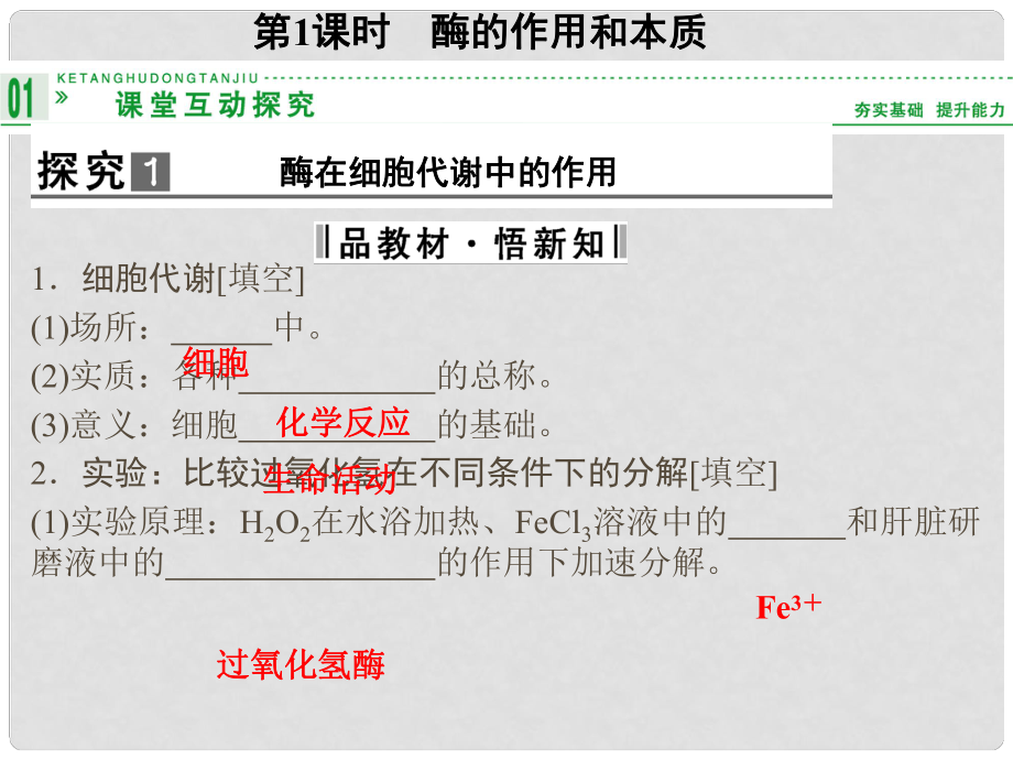 高中生物上篇 第5章 第1节第1课时酶的作用和本质课件 新人教版必修1_第1页