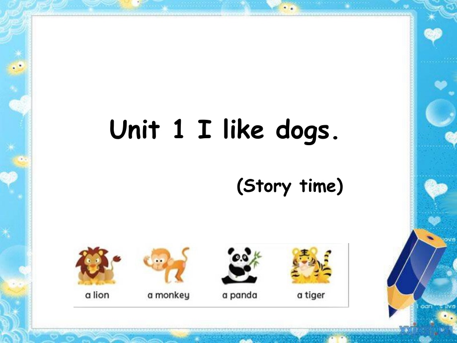 牛津蘇教四上Unit 1 I like dogsppt課件_第1頁