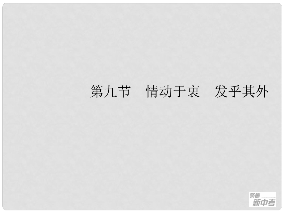 广东省元善中学中考语文一轮复习 专题27 作文指导9 情动于衷 发乎其外_第1页