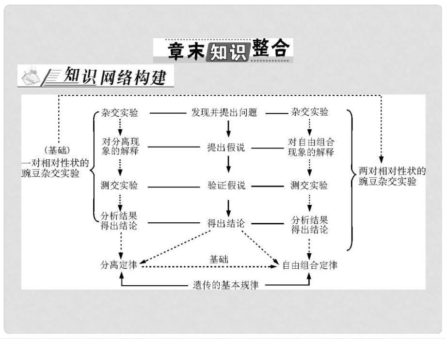 高考生物總復(fù)習(xí) 第1章 章末知識(shí)整合課件 新人教版必修2_第1頁(yè)