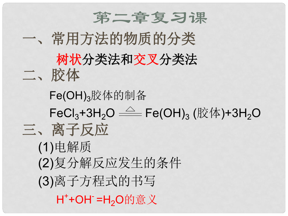 廣西桂林市逸仙中學七年級化學下冊《第二章 復習課》課件 新人教版_第1頁