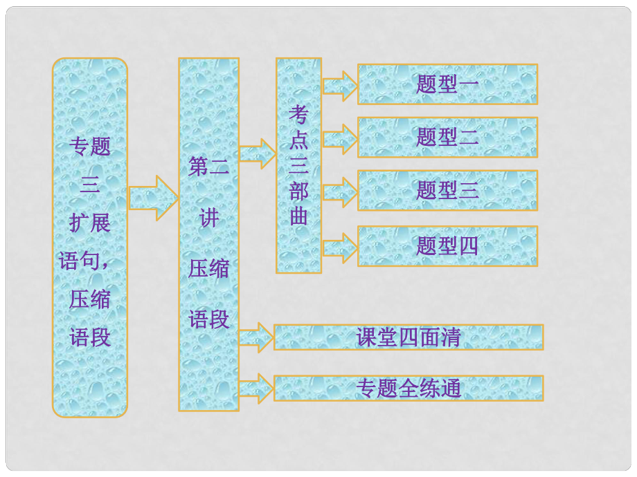 高考語文總復習資料 專題三 第二講 壓縮語段課件_第1頁