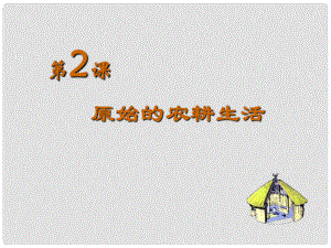 廣東省廣州市白云區(qū)匯僑中學七年級歷史上冊 第一單元 第2課《原始的農(nóng)耕生活》課件1 新人教版