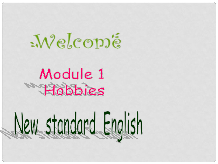 吉林省伊通縣實(shí)驗(yàn)中學(xué)八年級(jí)英語(yǔ)下冊(cè)《Module 1 Hobbies》period 4 課件 外研版_第1頁(yè)