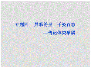 高中語文 專題四 《老舍自傳》課件 蘇教版選修《傳記選讀》