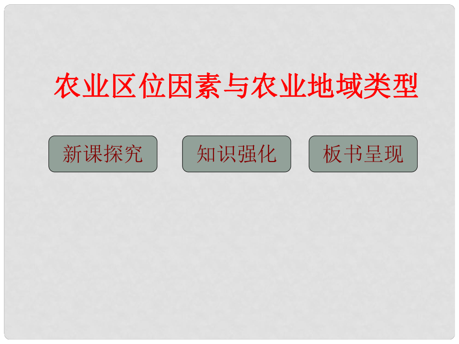 廣東省佛山市順德區(qū)高一地理 農(nóng)業(yè)區(qū)位因素與農(nóng)業(yè)地域類型課件 新人教版_第1頁