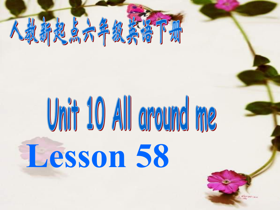 人教新起點英語六下Unit 10 All around meppt課件_第1頁