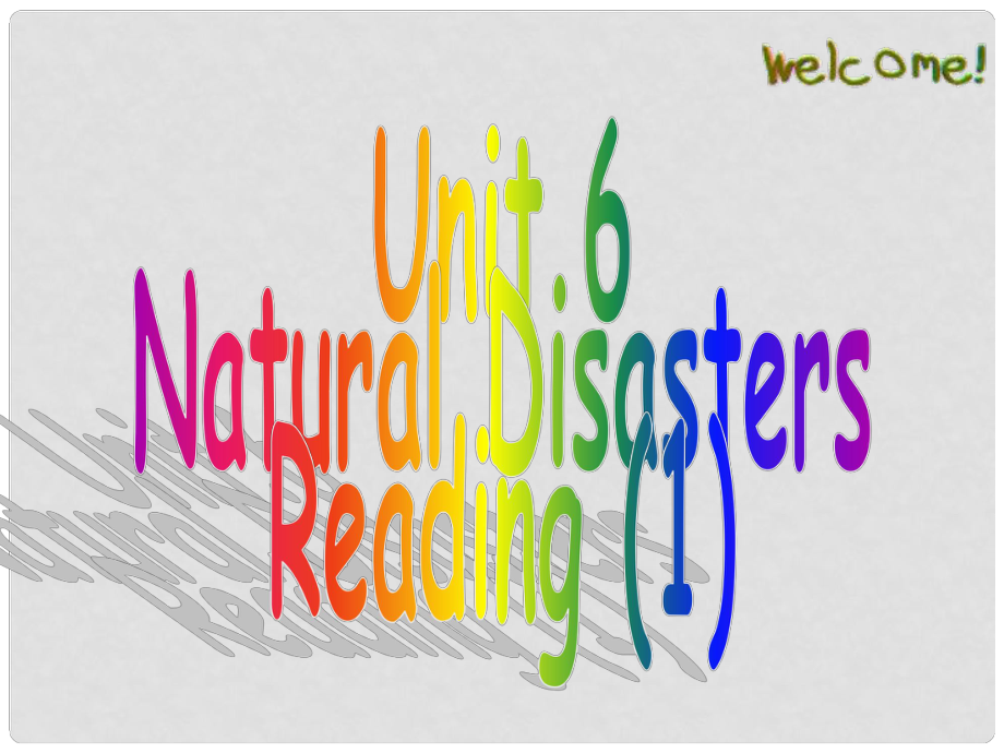 江蘇省太倉市第二中學(xué)八年級英語上冊 8A Unit 6 Natural Disasters Reading課件 人教新目標(biāo)版_第1頁