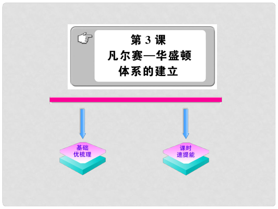 1011版九年級歷史下冊 23《凡爾賽——華盛頓體系的建立》課件 岳麓版_第1頁