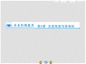 高中物理 第2章《交變電流與發(fā)電機》章末歸納提升課件 滬科版選修32
