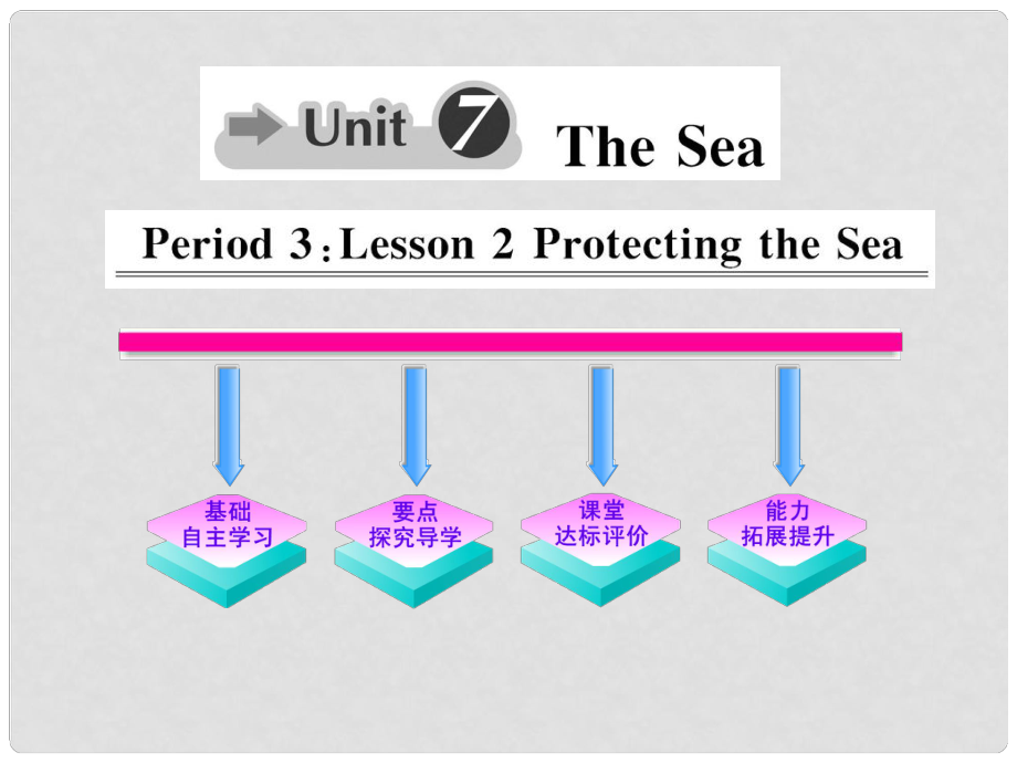 1011高中英語 Unit7《The Sea》Period3課時講練通課件 北師大版必修3_第1頁