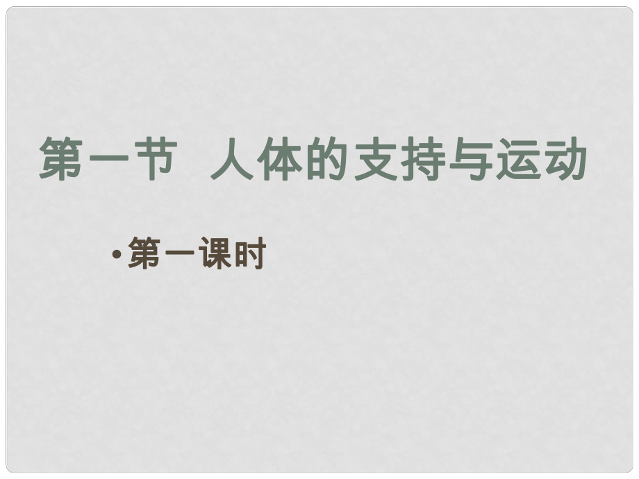 江蘇省新沂市第二中學(xué)八年級生物上冊 人體的支持與運(yùn)動(dòng)課件 蘇教版_第1頁