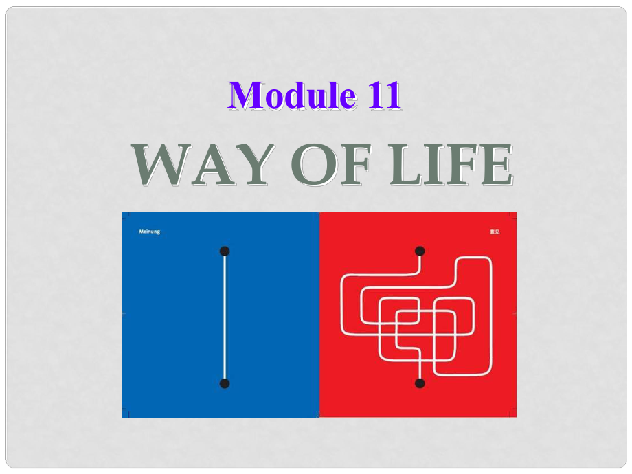 八年級(jí)英語(yǔ)上冊(cè) Module 11 Way of life Unit 1 In China,we open a gife later課件 外研版_第1頁(yè)