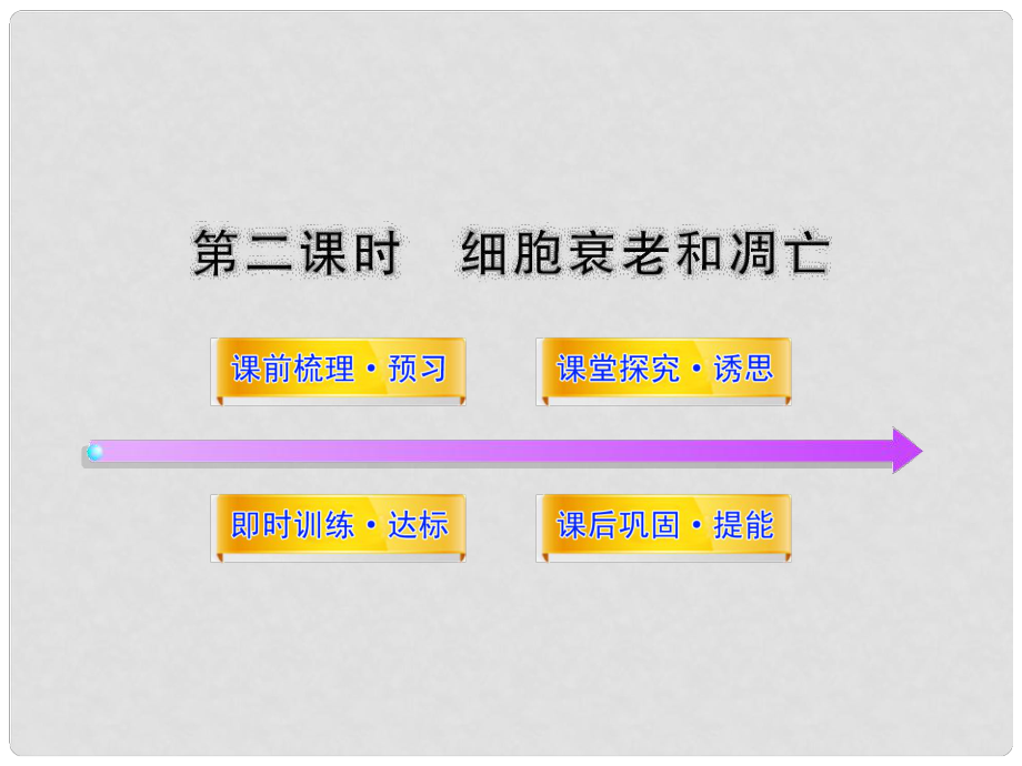 高中生物课时讲练通配套课件 5.2.2《细胞衰老和凋亡》 苏教版必修1_第1页