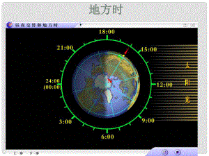 廣東省佛山市順德區(qū)高一地理 第一單元地方時課件 新人教版