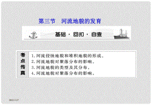 高考地理第一輪 第4章第3節(jié) 河流地貌的發(fā)育課件 必修1