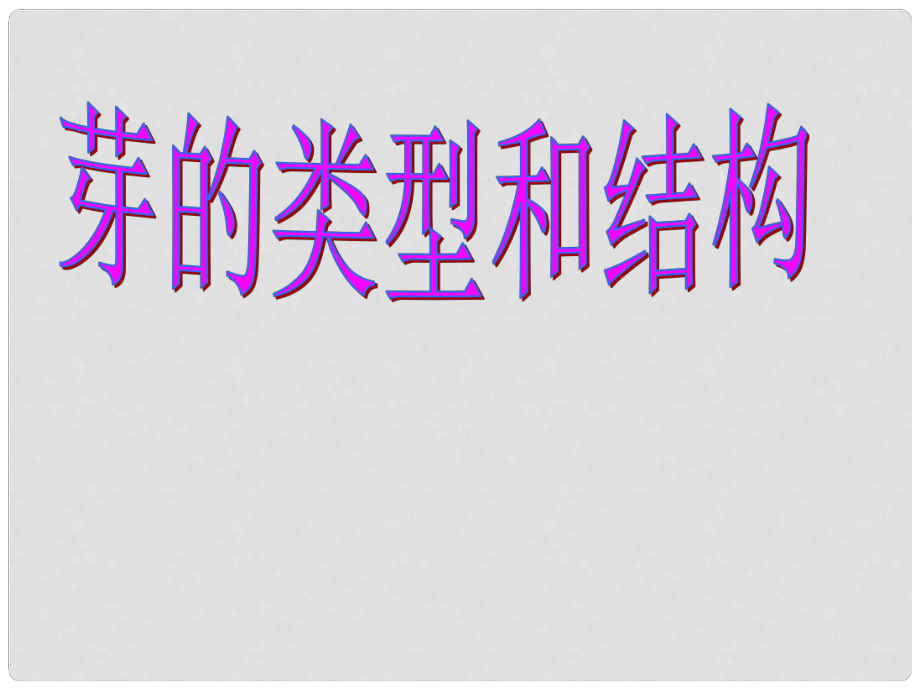 山東省棗莊市嶧城區(qū)吳林街道中學(xué)八年級(jí)生物上冊(cè) 第四單元 第一章 第六節(jié)芽的類(lèi)型和結(jié)構(gòu)課件 濟(jì)南版_第1頁(yè)