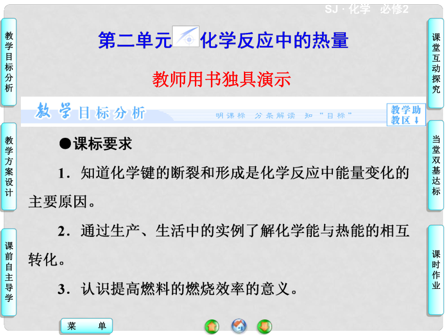 高中化學 專題2 第2單元《化學反應(yīng)中的熱量》課件 蘇教版必修2_第1頁