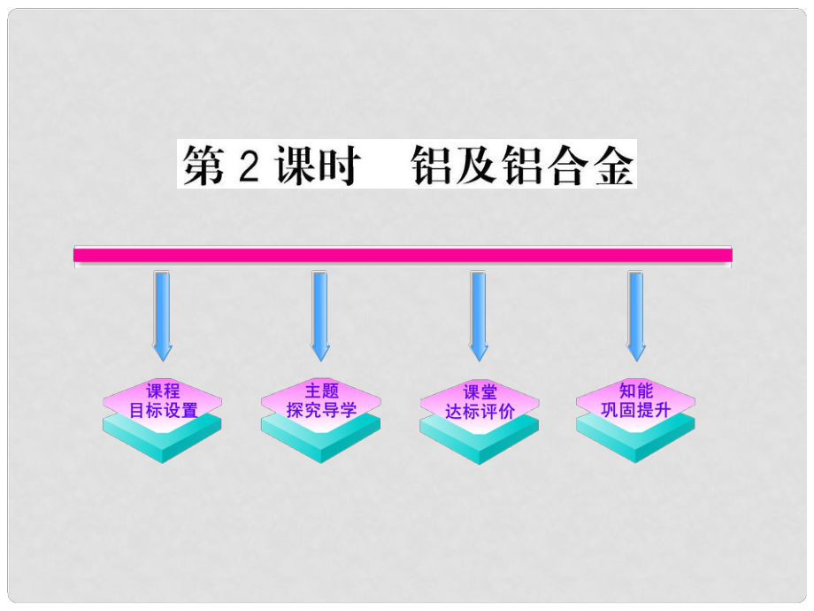 1011高中化學 3.1.2 鋁及鋁合金課時講練通課件 蘇教版必修1_第1頁