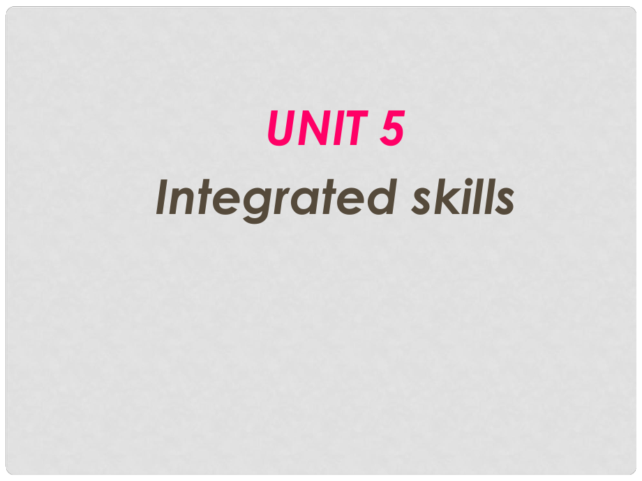 江蘇省太倉(cāng)市第二中學(xué)八年級(jí)英語(yǔ)下冊(cè) 8B Unit 5 International charities Integrated skills課件 人教新目標(biāo)版_第1頁(yè)