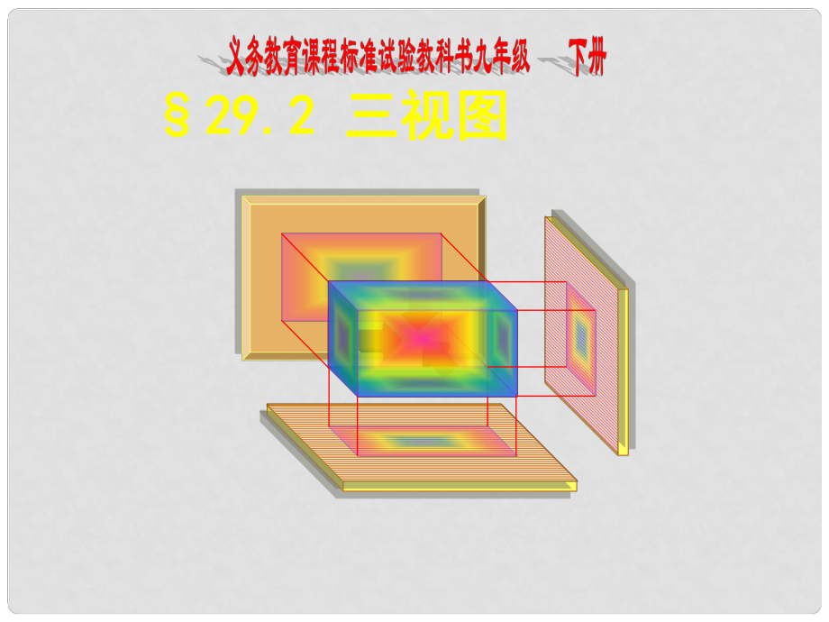 廣東省羅定市黎少中學(xué)九年級數(shù)學(xué)下冊 三視圖1課件 新人教版_第1頁