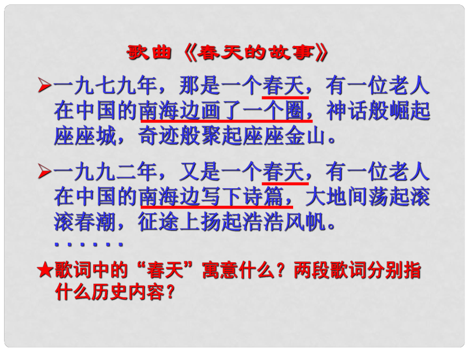 浙江省義烏市第三中學高中歷史《走向社會主義現(xiàn)代化建設(shè)新階段》課件 新人教版必修1_第1頁