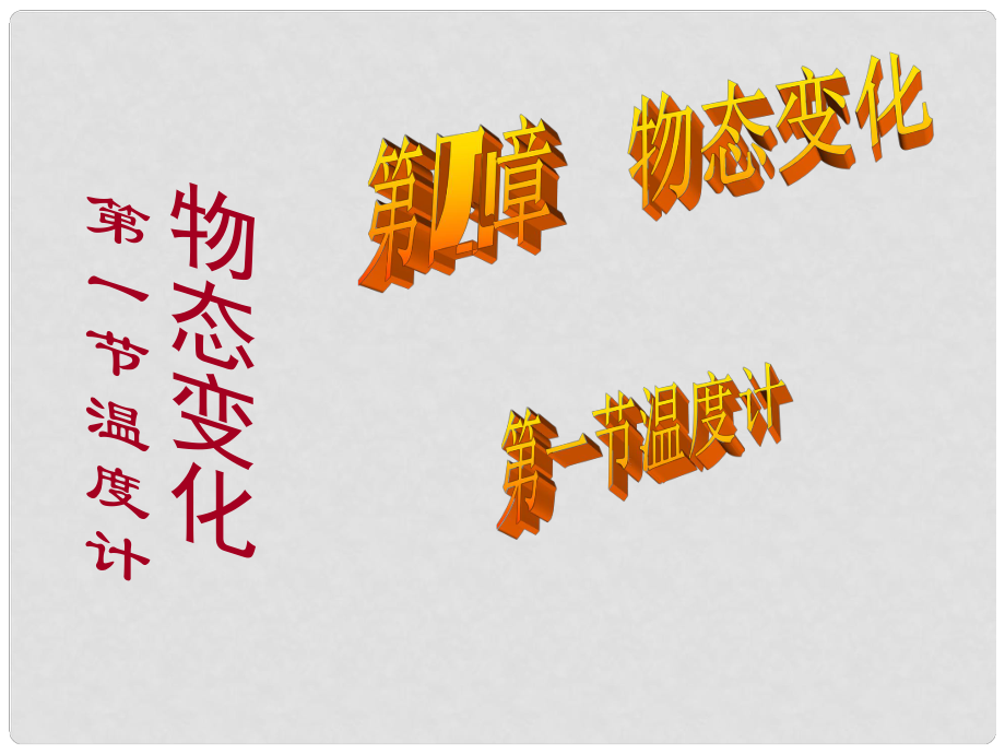 廣東省佛山市中大附中三水實(shí)驗(yàn)中學(xué)八年級(jí)物理上冊(cè) 溫度計(jì)課件 新人教版_第1頁