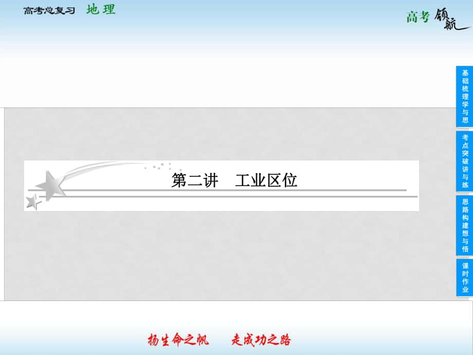 高考地理二輪復(fù)習(xí) 232 工業(yè)區(qū)位課件 中圖版_第1頁